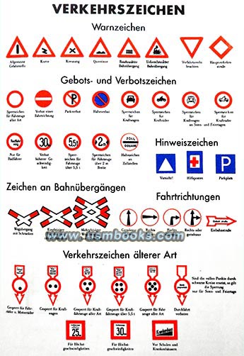 Nazi  traffic signs
